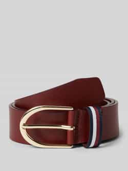 Tommy Hilfiger Leren riem TH CORP CASUAL 3.5 met gestempeld logo