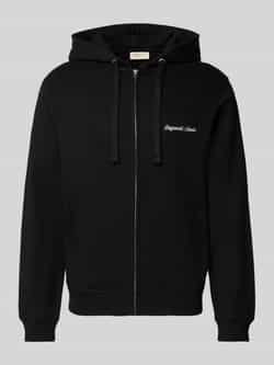 jack & jones Sweatjack met kangoeroezak en ritssluiting