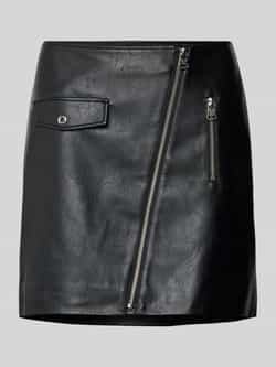 Only Zwarte Geritste Rok Herfst Winter Collectie Black Dames