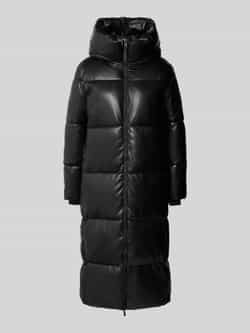 Khujo Gewatteerde lange jas met ritssluiting model 'DESTINY'