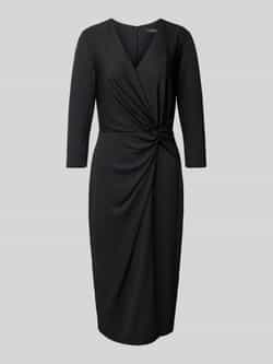 Lauren Ralph Lauren Knielange jurk met knoopdetail model 'CAROLETTE'