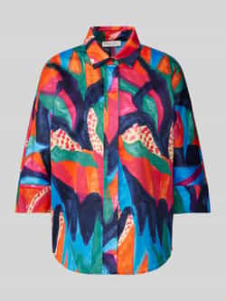 Christian Berg Woman Overhemdblouse met all-over motief