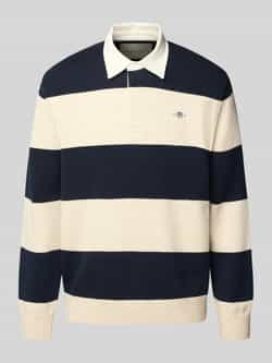 Gant Gebreide pullover met polokraag en labelstitching