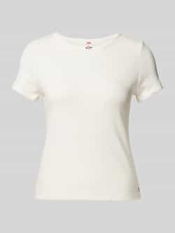 Levi's T-shirt met bloemenapplicatie model 'DRY GOODS POINTELLE'