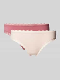Snocks String met kant in een set van 2 stuks
