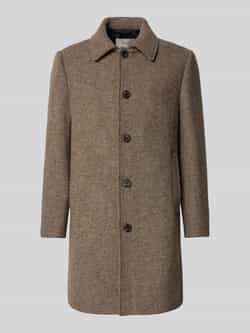 Selected Homme Regular fit lange jas van wolmix model 'ARCHIVE'