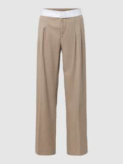 Vero Moda Stoffen broek met contrasterende band model 'DAGNY'