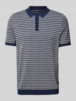 Michael Kors Regular fit poloshirt met structuurmotief model 'TUCK STRIPE'