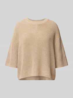 Opus Oversized gebreide pullover met ronde hals model 'Paudie'