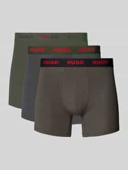 HUGO Boxershort met elastische band in een set van 3 stuks