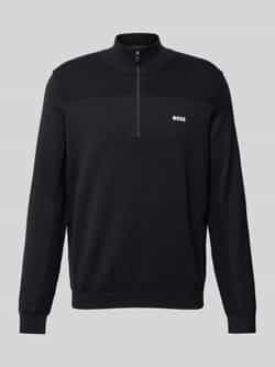 BOSS Green Schipperstrui met labeldetail model 'Momentum'