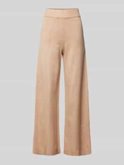 S.Oliver RED LABEL Regular fit gebreide broek van viscosemix