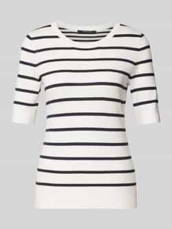 Comma Gebreide pullover met ribboorden
