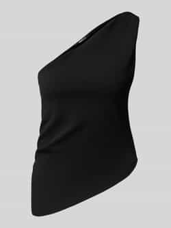 Gina Tricot One shoulder-top met plooien