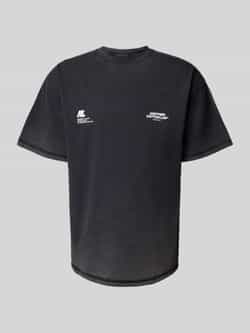 ANOTHER COTTON LAB T-shirt met labelprint model 'Signature'