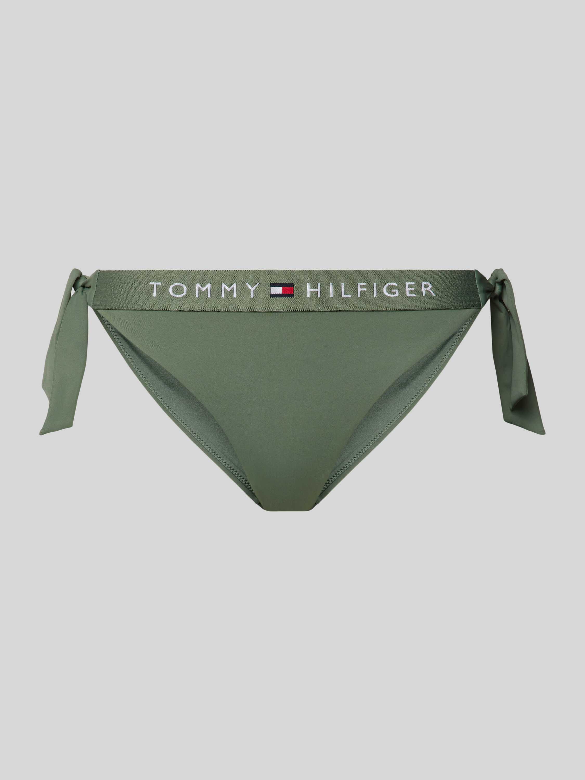Tommy Hilfiger strik bikinibroekje olijfgroen