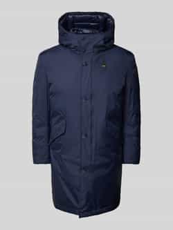 Blauer Usa Parka met capuchon model 'FALCON'