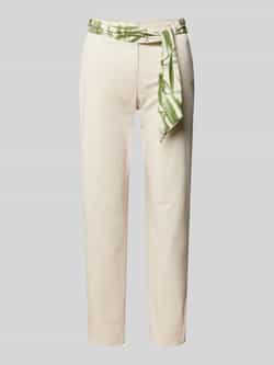 Christian Berg Woman Regular fit chino met strikceintuur