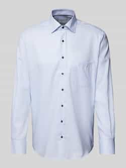 ETERNA REGULAR FIT Modern fit zakelijk overhemd met kentkraag
