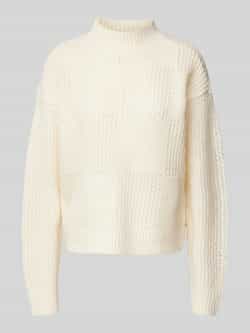 Vero Moda Regular fit gebreide pullover met opstaande kraag model 'MOON'