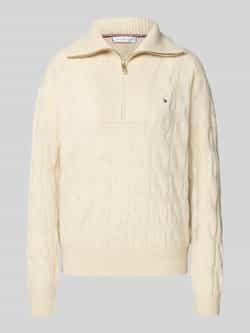 Tommy Hilfiger Regular fit gebreide pullover van pure wol