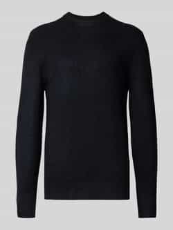 Casual friday Regular fit gebreide pullover met ronde hals model 'Heine'
