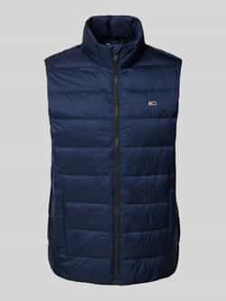 Tommy Jeans Blauwe Lichtgewicht Polyamide Jas Heren Collectie Blue Heren