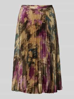Lauren Ralph Lauren Midirok met plissévouwen model 'SUZU'