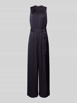 Comma Jumpsuit met strikceintuur