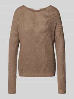 Christian Berg Woman Gebreide pullover met extra brede schouders