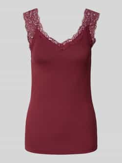 Pieces Slim fit tanktop van viscosemix model 'BARBERA'