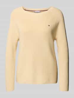 Tommy Hilfiger Regular fit gebreide pullover van zuiver katoen