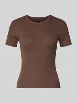 Only Slim fit T-shirt van katoenmix model 'VAL LIFE'