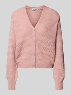 MORE & MORE Regular fit jack van wol en alpaca in gebreide look