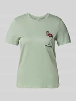 Only Regular fit T-shirt met pailletten model 'KITA'