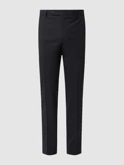 Windsor Pantalon met persplooien model 'Bene'