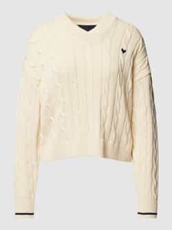 ARMEDANGELS Gebreide pullover met kabelpatroon model 'CARLAS'