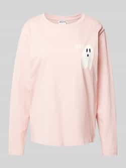 Jake*s Casual Pyjamabovendeel met motiefprint