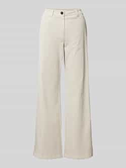 LANIUS Baggy fit corduroy broek met knoop- en ritssluiting