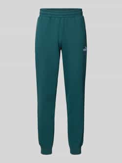 PUMA PERFORMANCE Sweatpants met labelstitching en elastische band