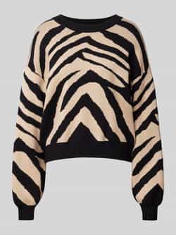 Noisy May Gebreide pullover met ronde hals model 'CHARLOTT'