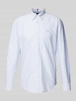 Boss Slim fit vrijetijdsoverhemd met button-downkraag model 'Roan'