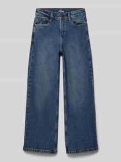 S.Oliver high waist wide leg jeans medium blue denim
