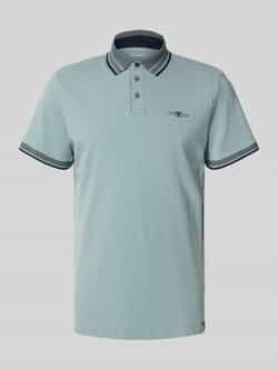 Tom Tailor Regular fit poloshirt met contraststrepen