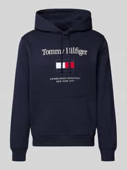 Tommy Hilfiger Regular fit hoodie van katoenmix