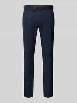 MCNEAL Slim fit broek met riem