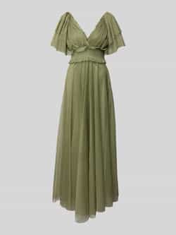 Lace & Beads Avondjurk met smokdetails
