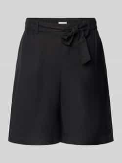 Tom Tailor Relaxed fit korte broek van een mix van linnen en viscose
