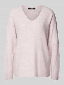 Vero Moda Regular fit gebreide pullover in gemêleerde look model 'CREWLEFILLE'