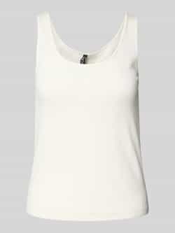 Pieces Regular fit tanktop van katoenmix model 'FIA'